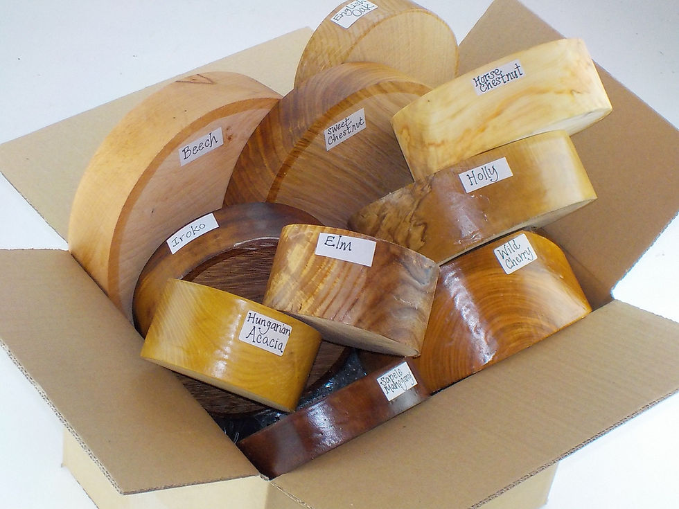 Thumbnail: Hardwood Woodturning bowl blanks pack for wood turning