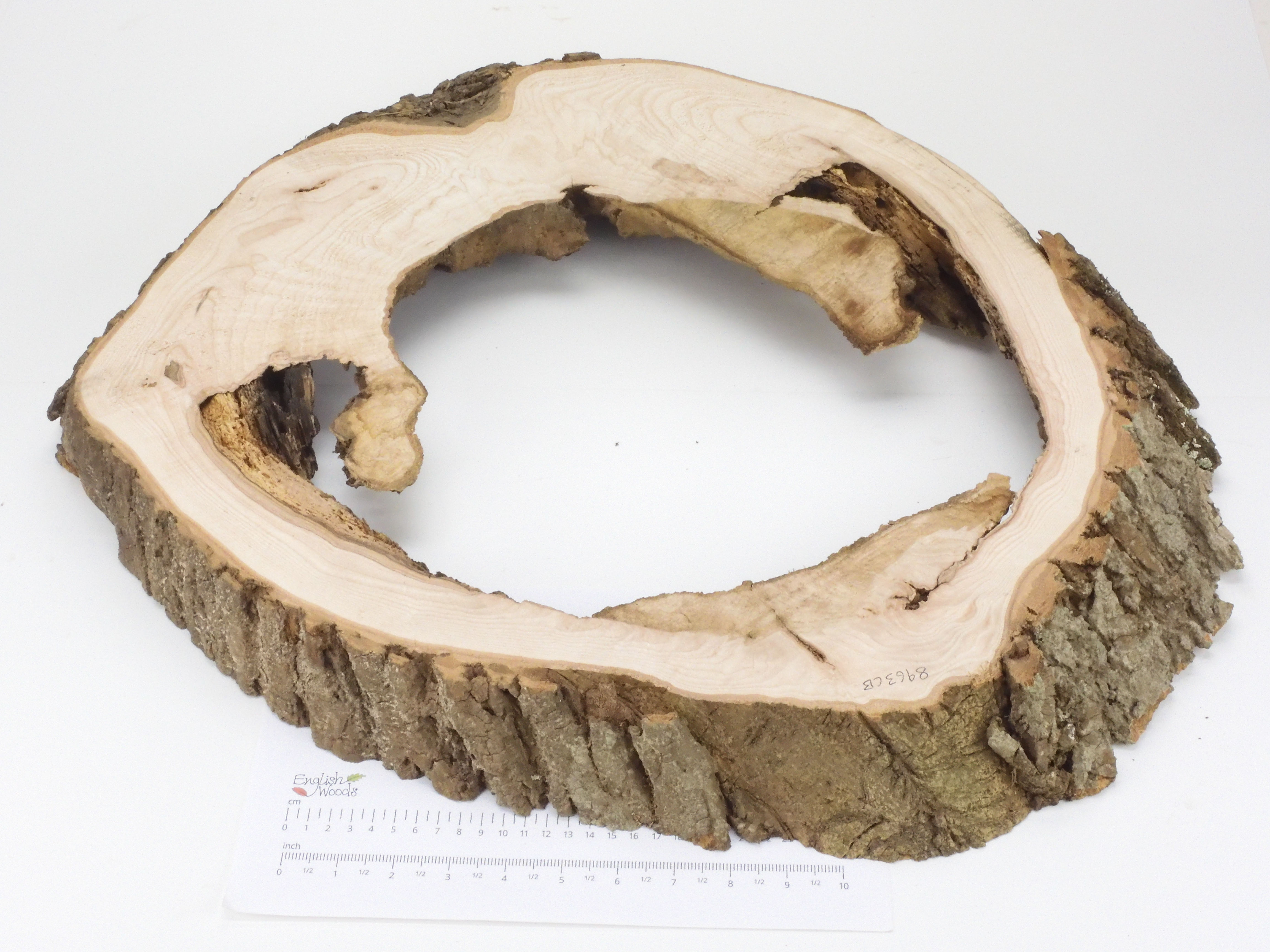 Full Waney Edge Ripple Ash Ring