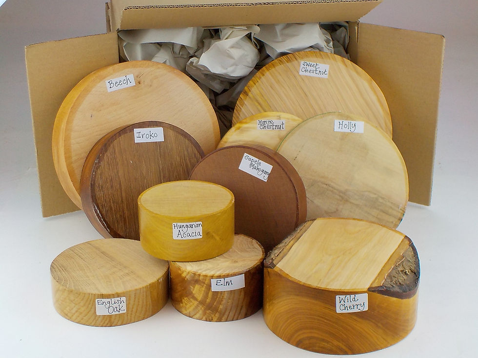 Thumbnail: Hardwood Woodturning bowl blanks pack for wood turning