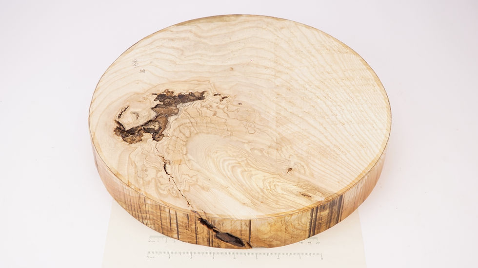 Thumbnail: Stunning Ripple Olive Ash Bowl Blank