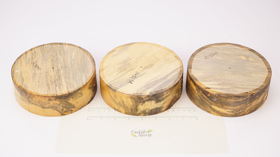 Thumbnail: 3 Coloured Lime Bowl Blanks