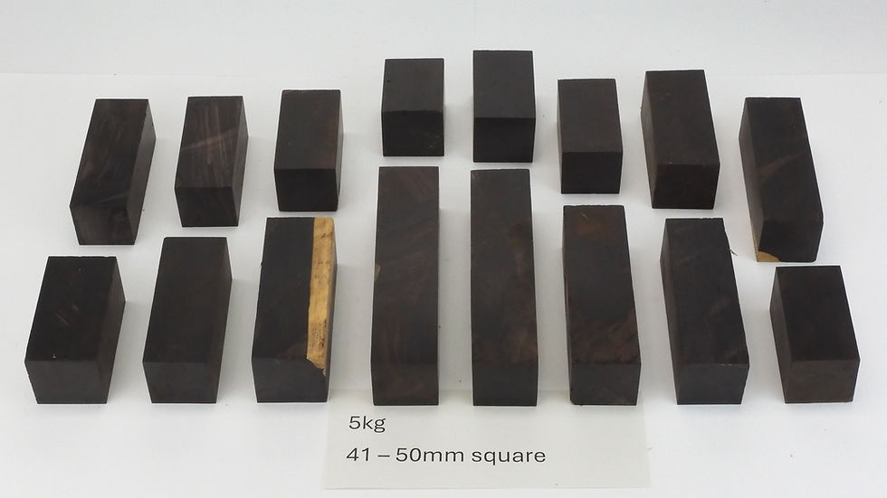 Thumbnail: African Blackwood Spindles/Squares