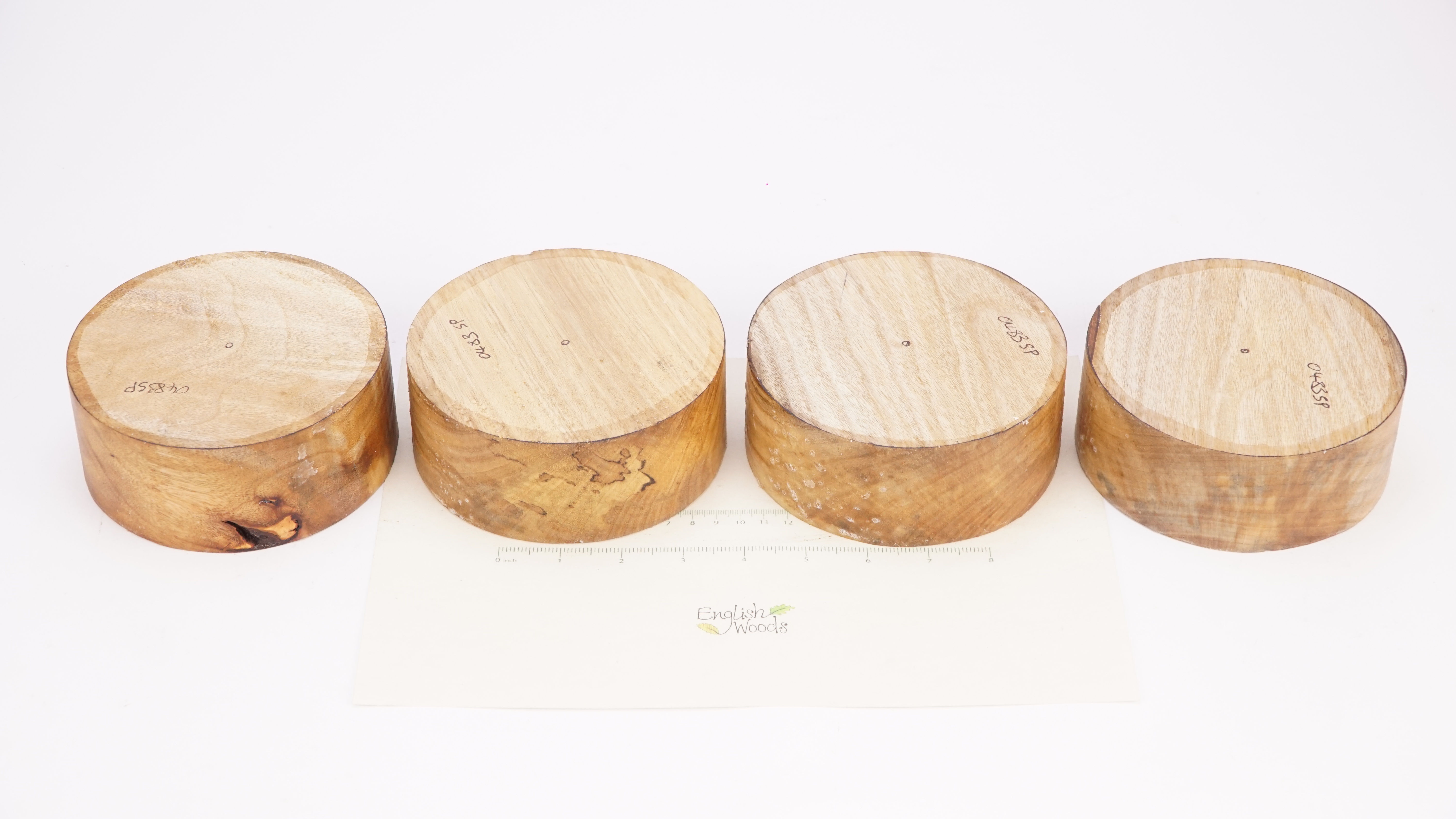 4 Camphor Bowl Blanks