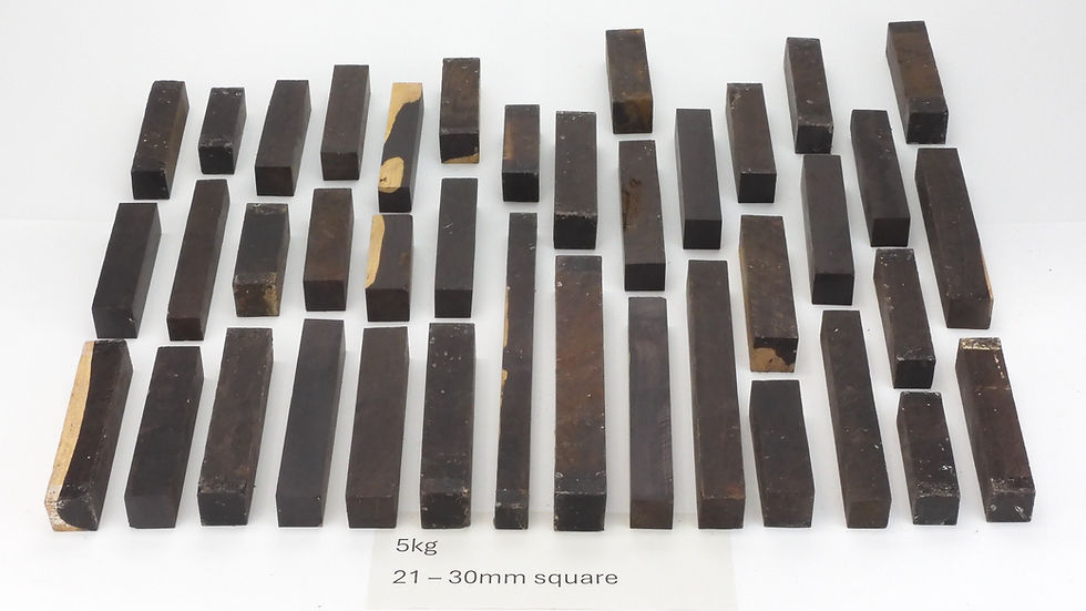 Thumbnail: African Blackwood Spindles/Squares