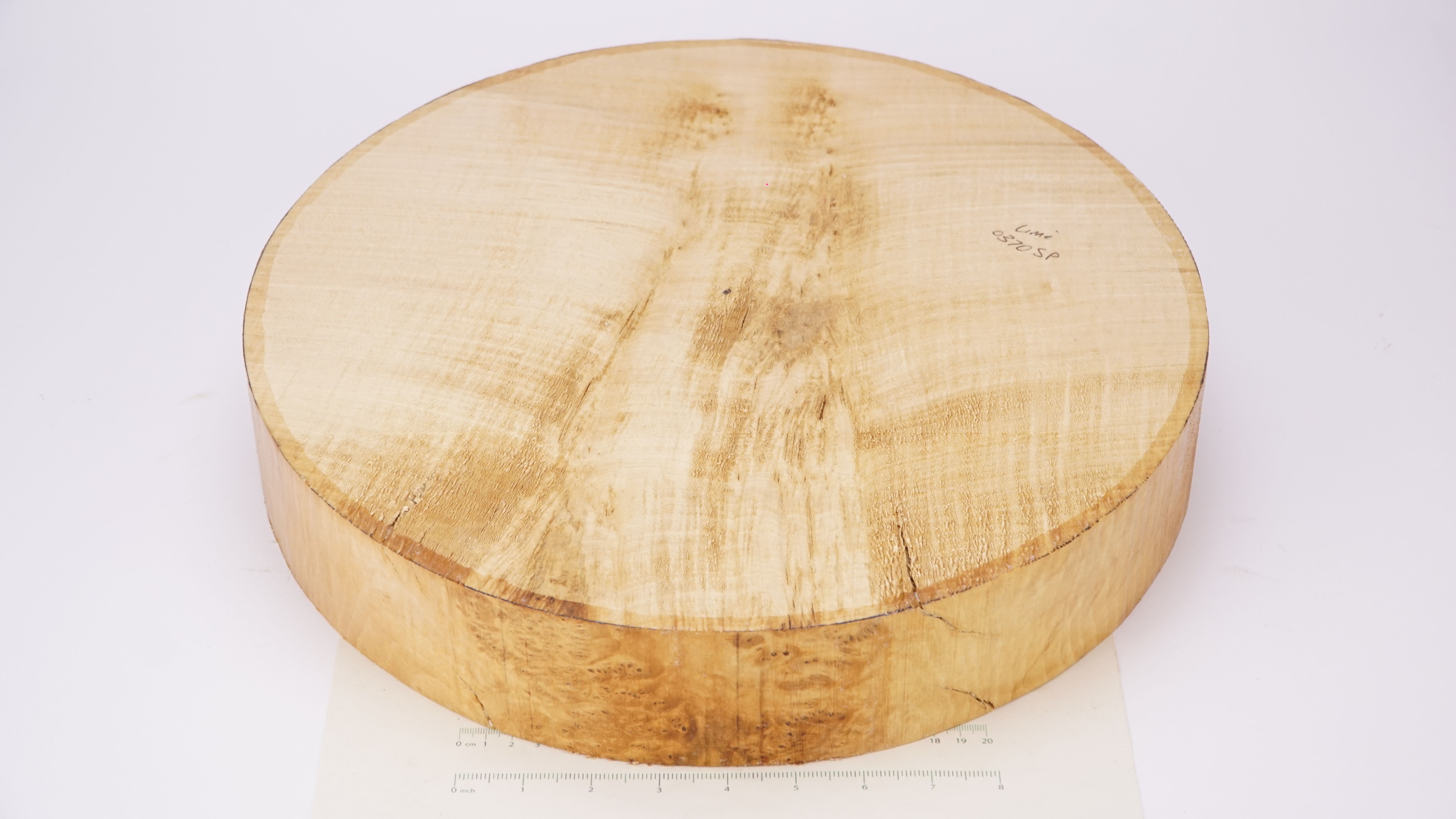Ripple Lime Bowl Blank
