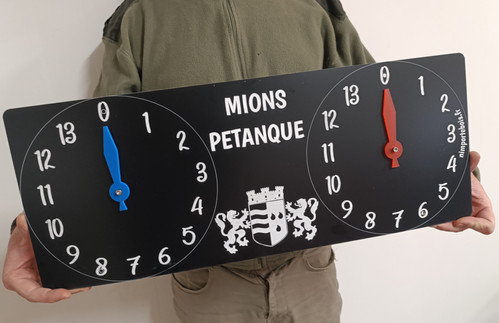 COMPTEUR DE POINTS pour pétanque en alu 3mm diamètre 300mm EUR 36,90 COMPTEUR DE POINTS pour pétanque en alu 3mm diamètre 300mm EUR 36,90
