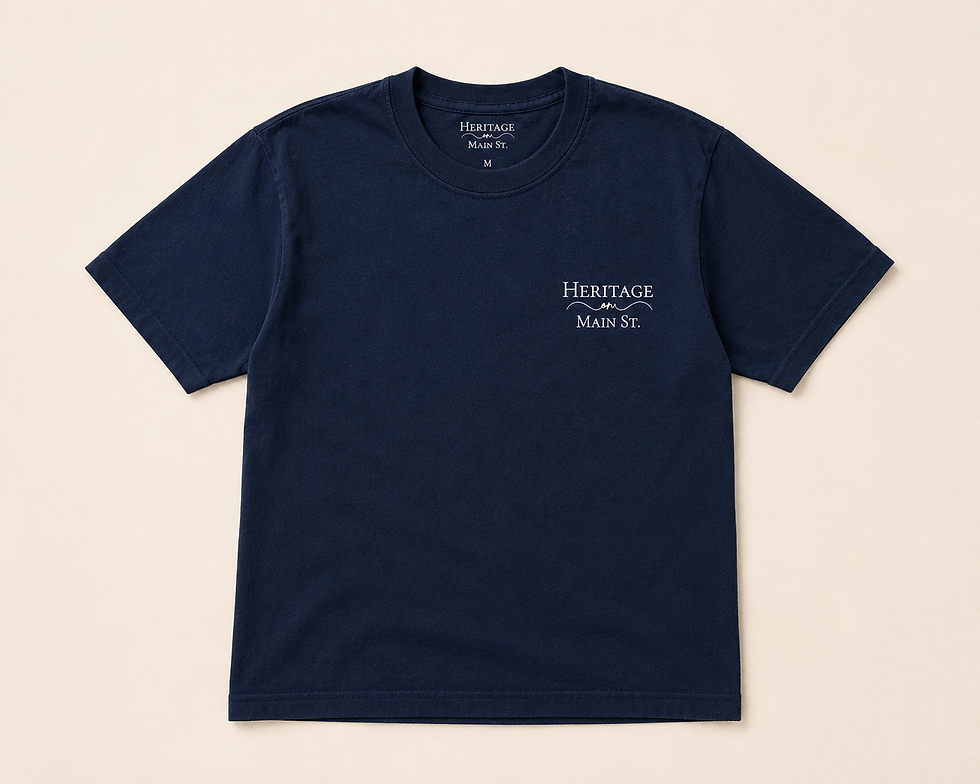 Thumbnail: Girls Heritage Tee Navy