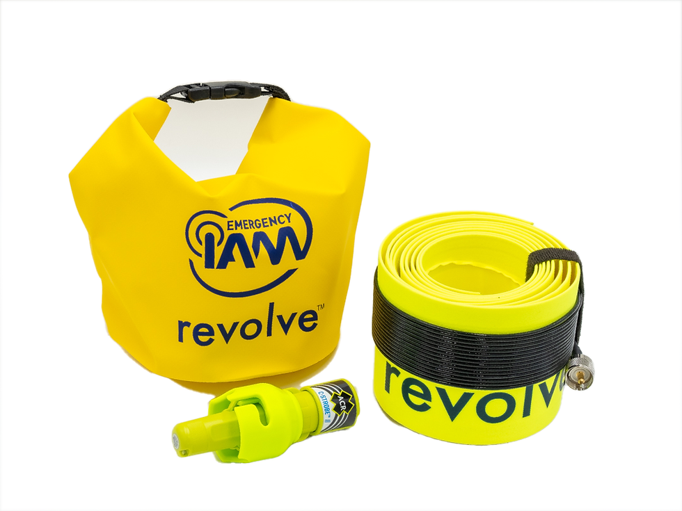 Miniatyrbilde: Sammenleggbar VHF nødantenne – med strobelys