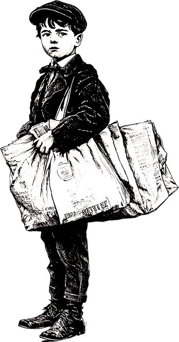 RCN Newsboy Logo