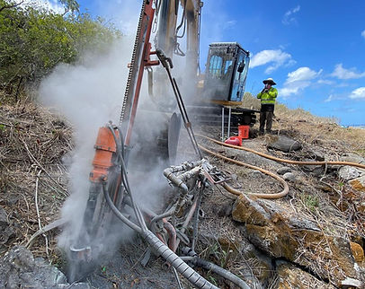Rockfall Fence Foundations