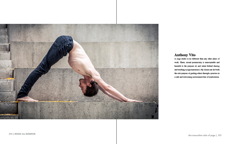 Thumbnail: color image of male yogi in downward facing dog