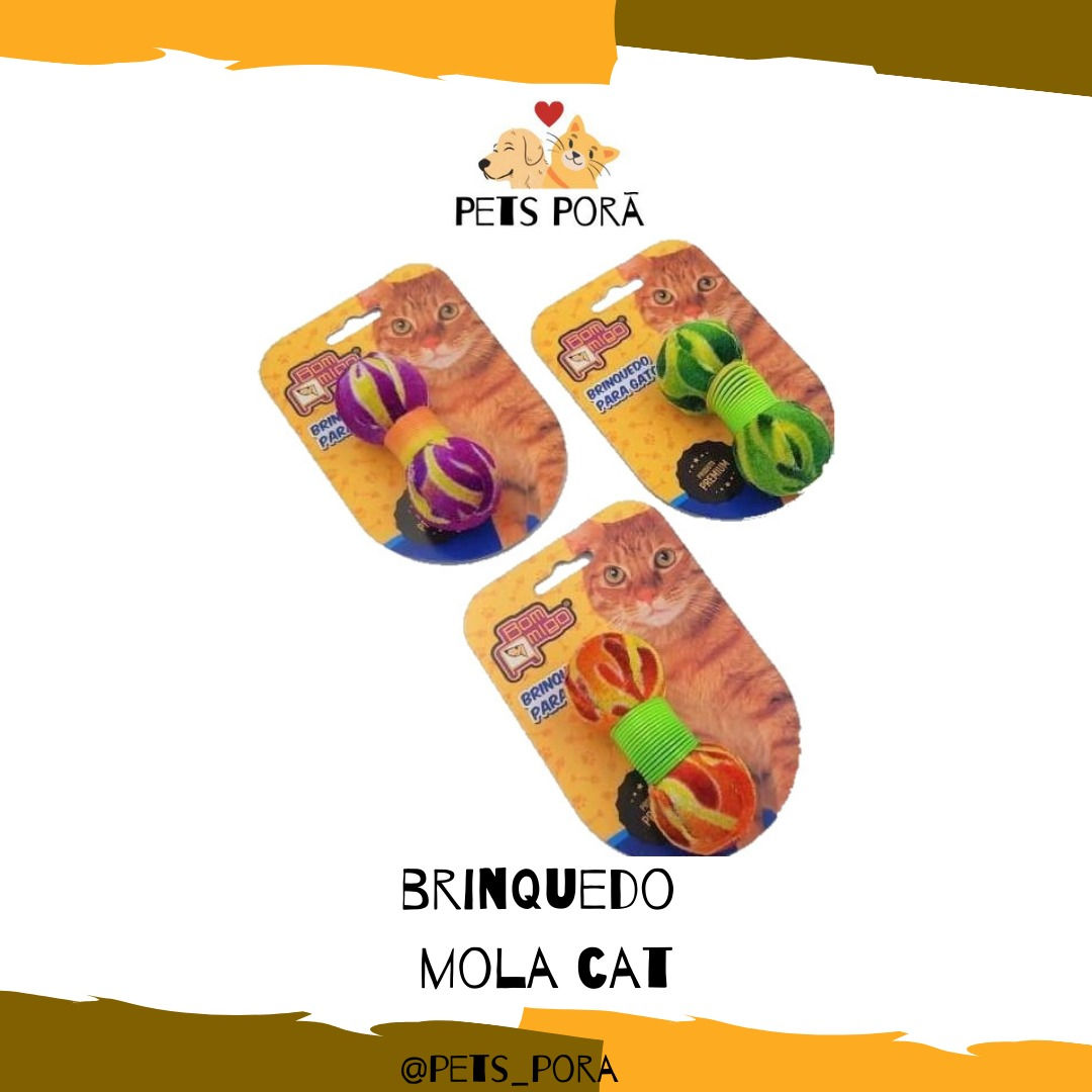 Brinquedo Mola Cat