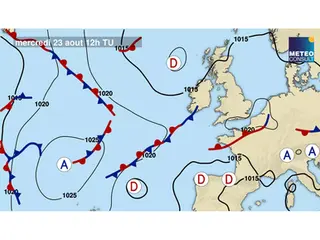 Bulletin météo du mercredi 23 août 2023