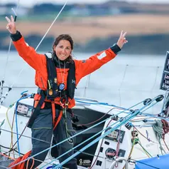 Julie Simon, 3e sur la ligne de l'Étape 1 de La Solitaire du Figaro Paprec 