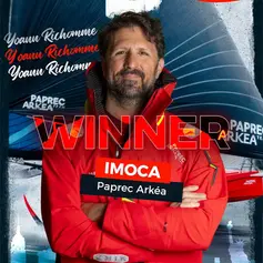Yoann Richomme (IMOCA Paprec Arkéa) remporte la 15e édition de The Transat CIC (avant jury) !