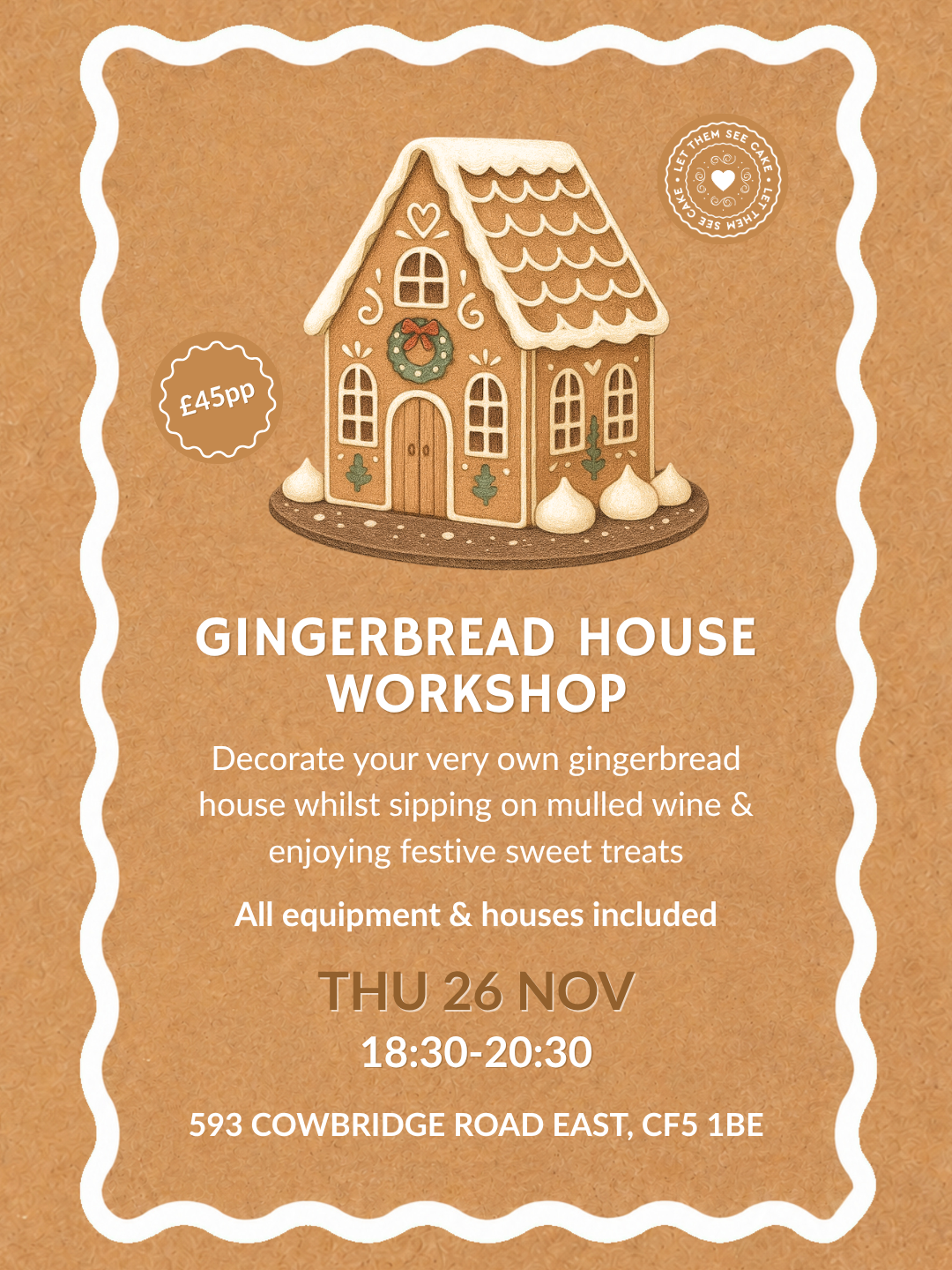 Gingerbread House Workshop (Thursday 26 November)