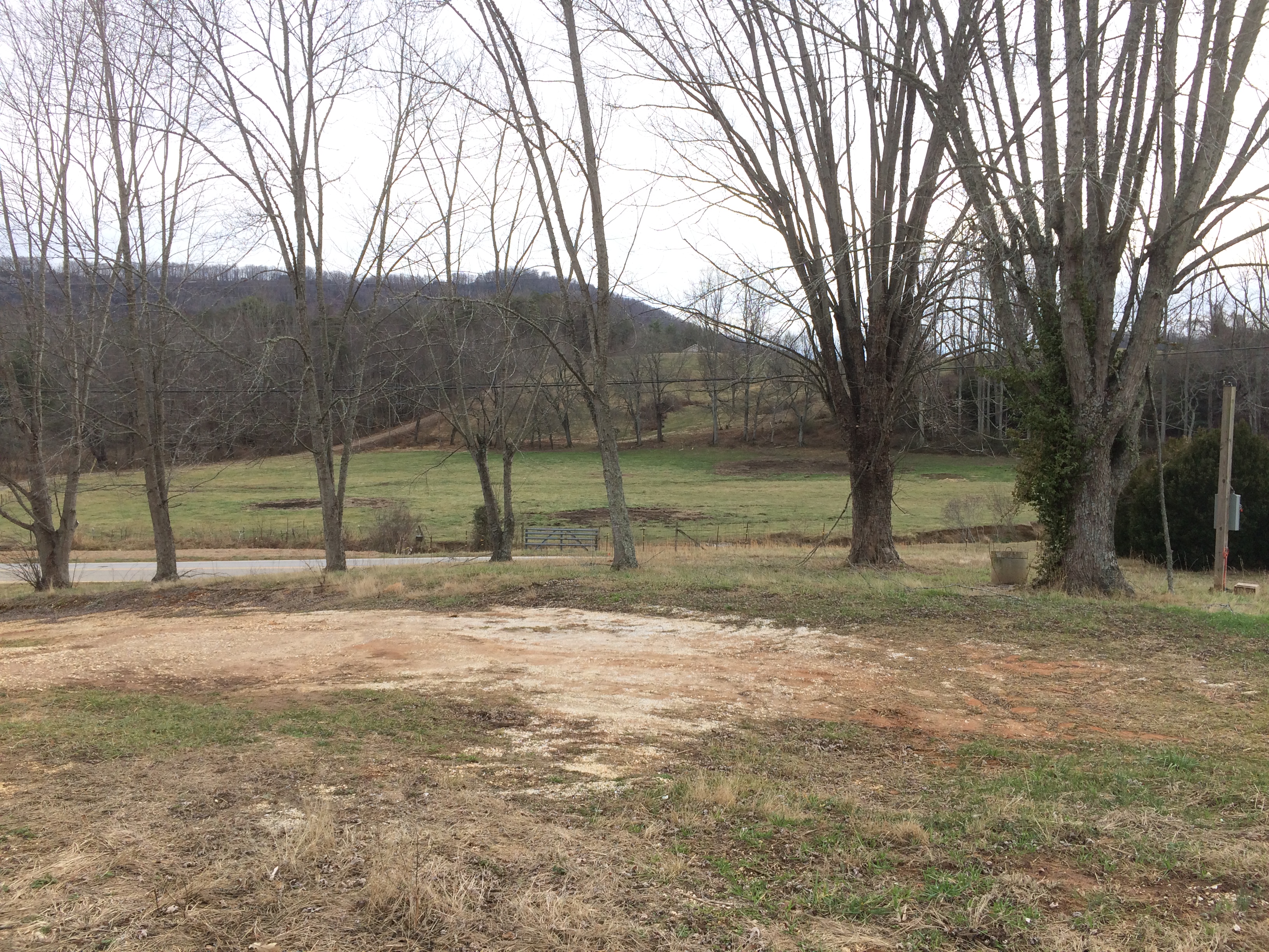 Lot 9 view south