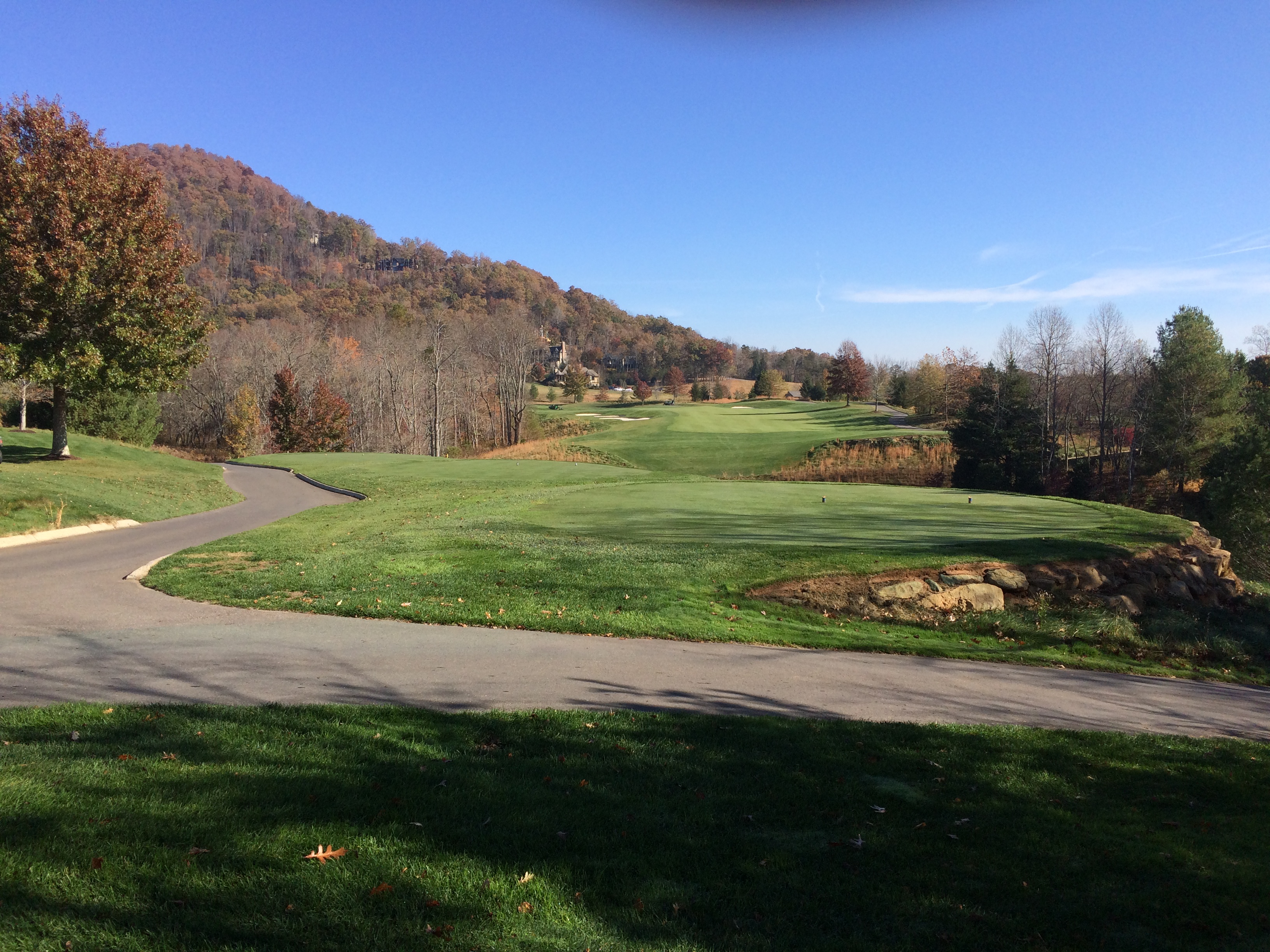 Hole #4, view from lots 5-7