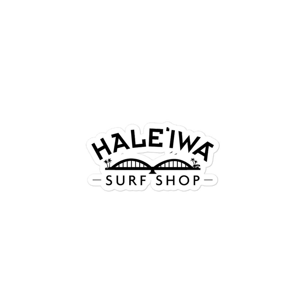Thumbnail: Haleiwa Surf Shop Bubble-free stickers