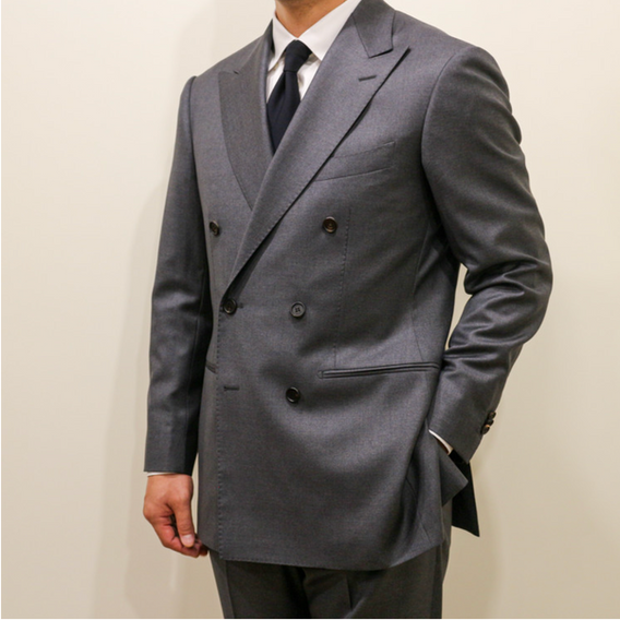 이태리 레다 그레이 더블 수트