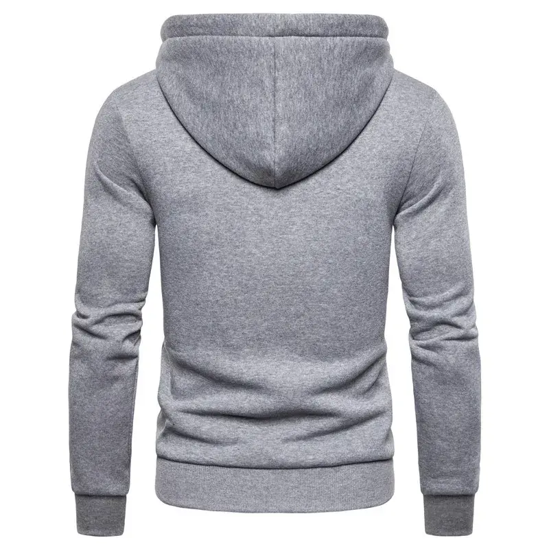 Miniatura: 2021 New Autumn Winter Cotton Hoodied Mens Sweatshirts Solid Hoody Fleece Thick