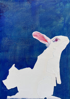 “You Are Safe” Series, 2026,  Acrylic on Canvas,  49 x 35 cm.