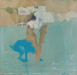 Acrylic on Canvas, 2025, 80 x 80 cm.