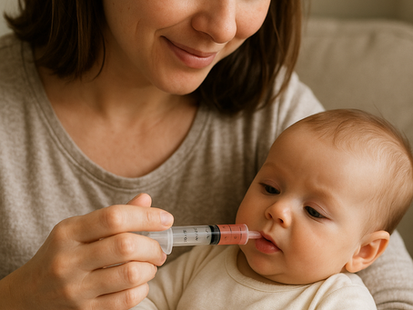 Como Dar Remédio de Forma Gentil para o Bebê?