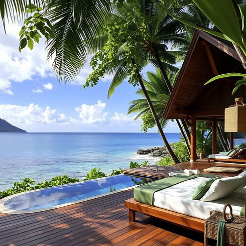 Caribbean seaside villa, real estate for sale
