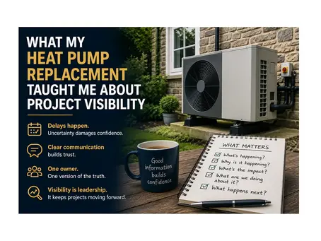 What My Heat Pump Replacement Taught Me About Project Visibility