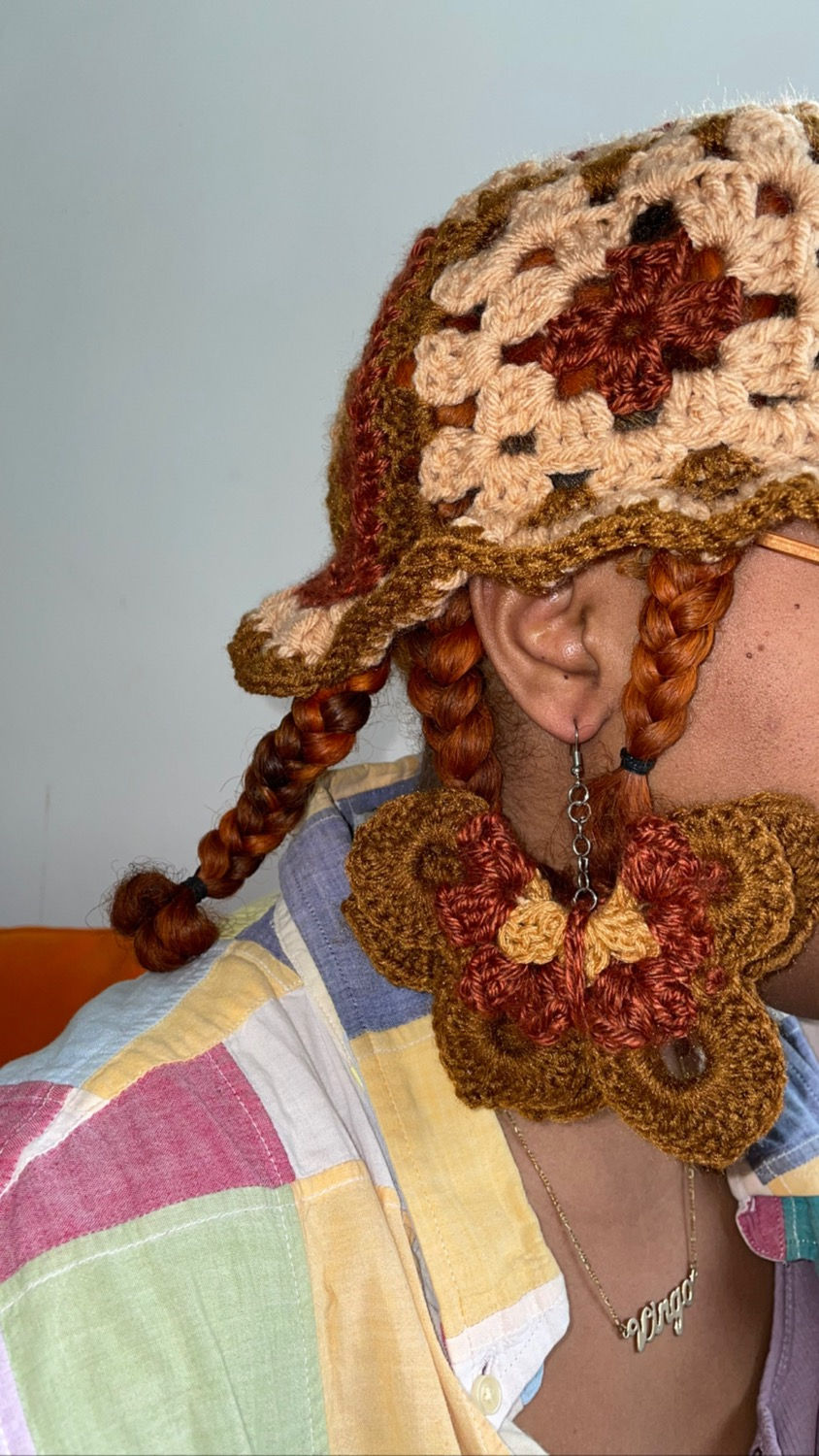 Thumbnail: granny square bucket hat