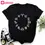 Thumbnail: Friends Zodiac Sign Tshirt Women Short Sleeve O-Neck