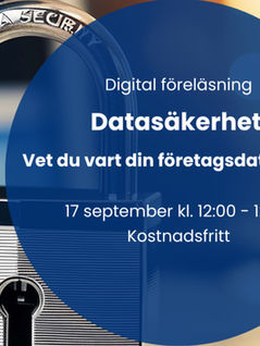 Digital föreläsning - Datasäkerhet