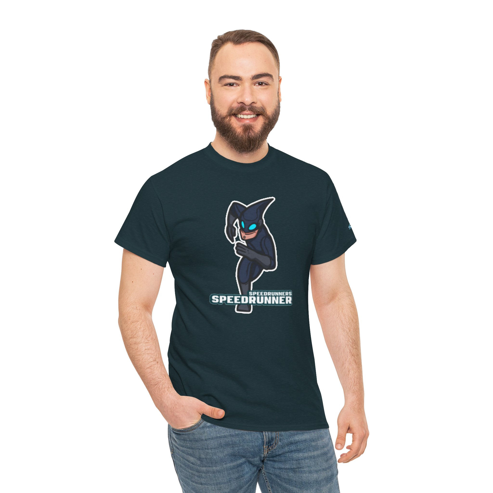 Speedrunner Tee — Gaming Mascot Graphic Shirt