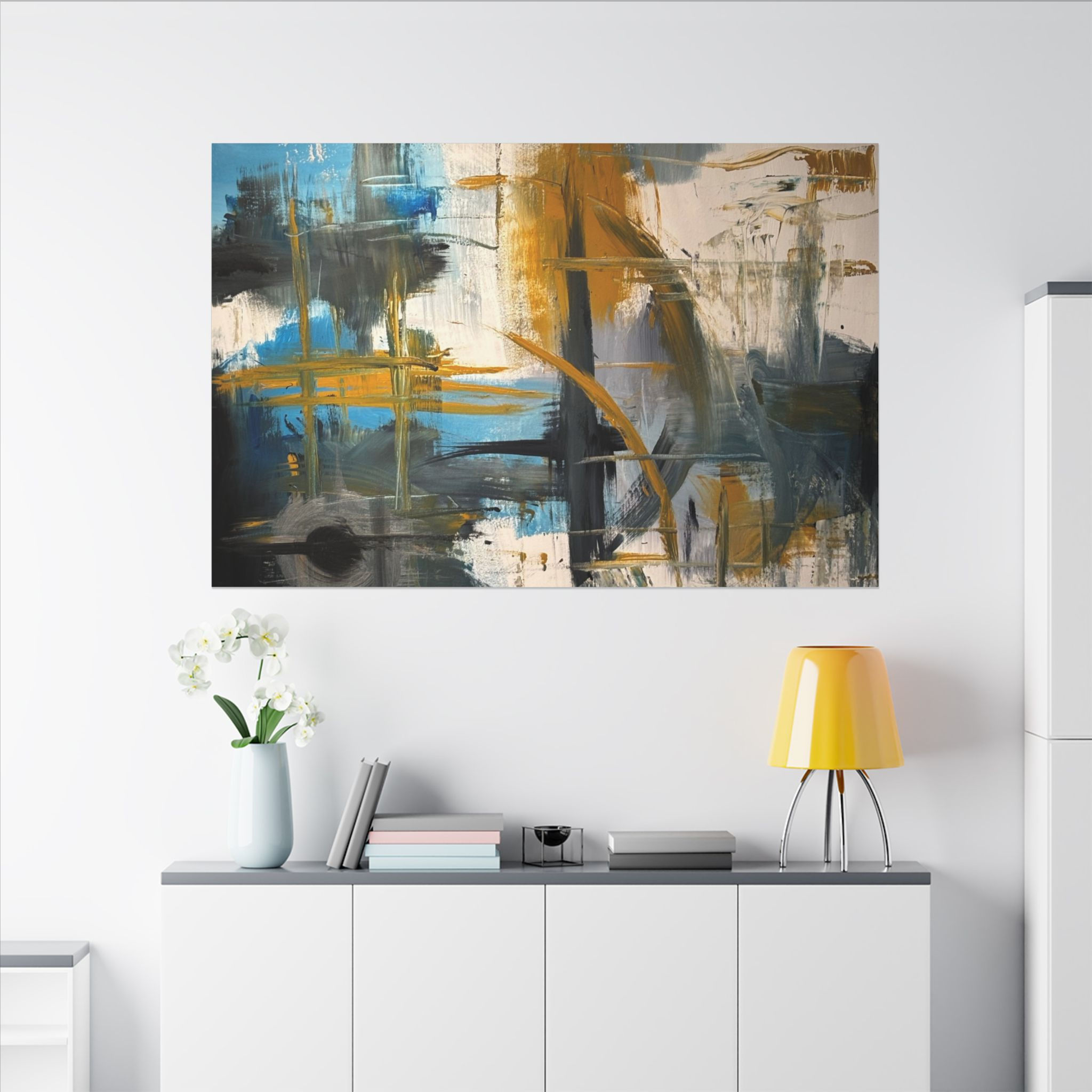 Abstract Art Canvas Print, Modern Wall Decor, Home Art, Contemporary Stylish