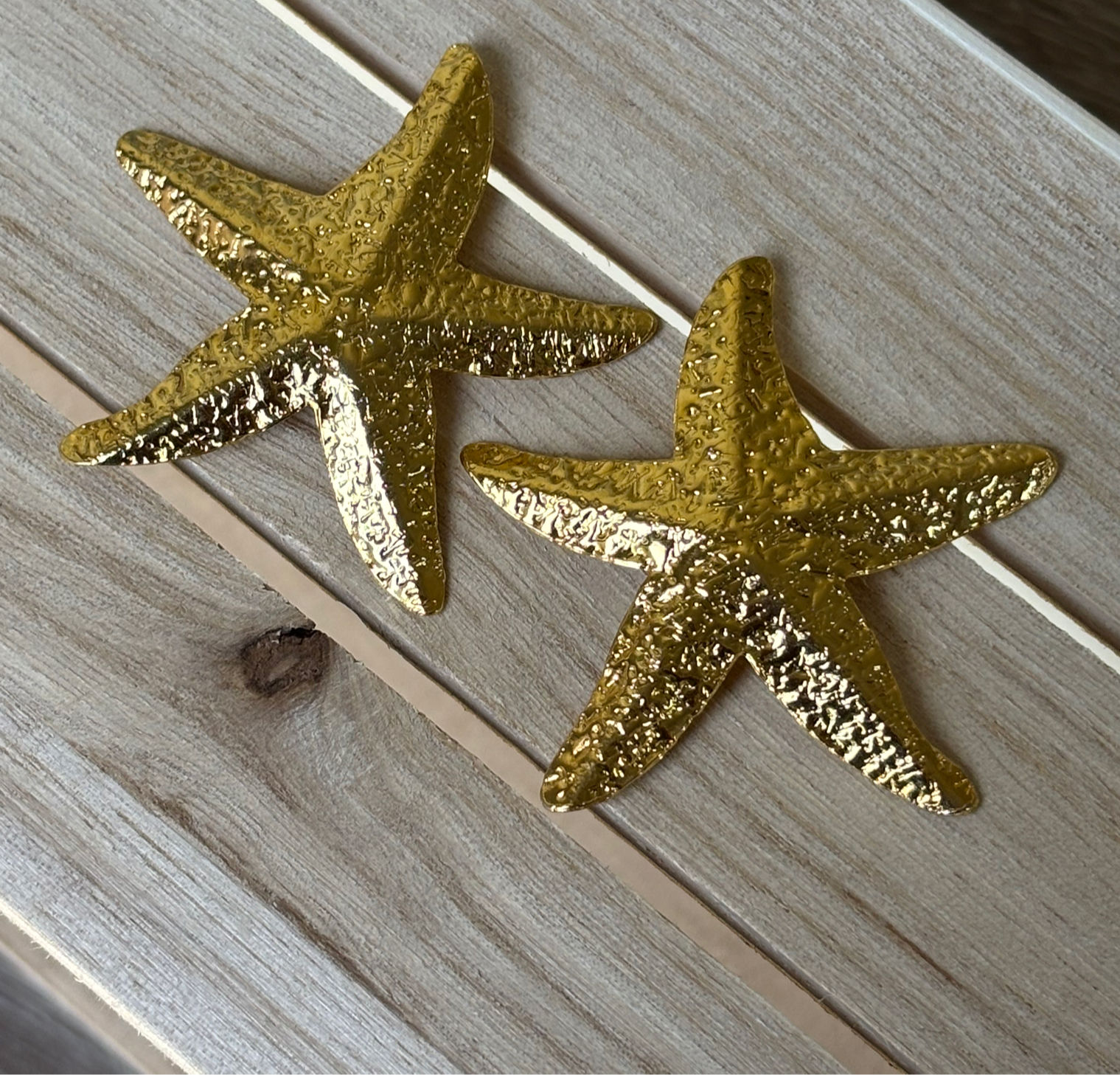 Gold Plated Star Earrings