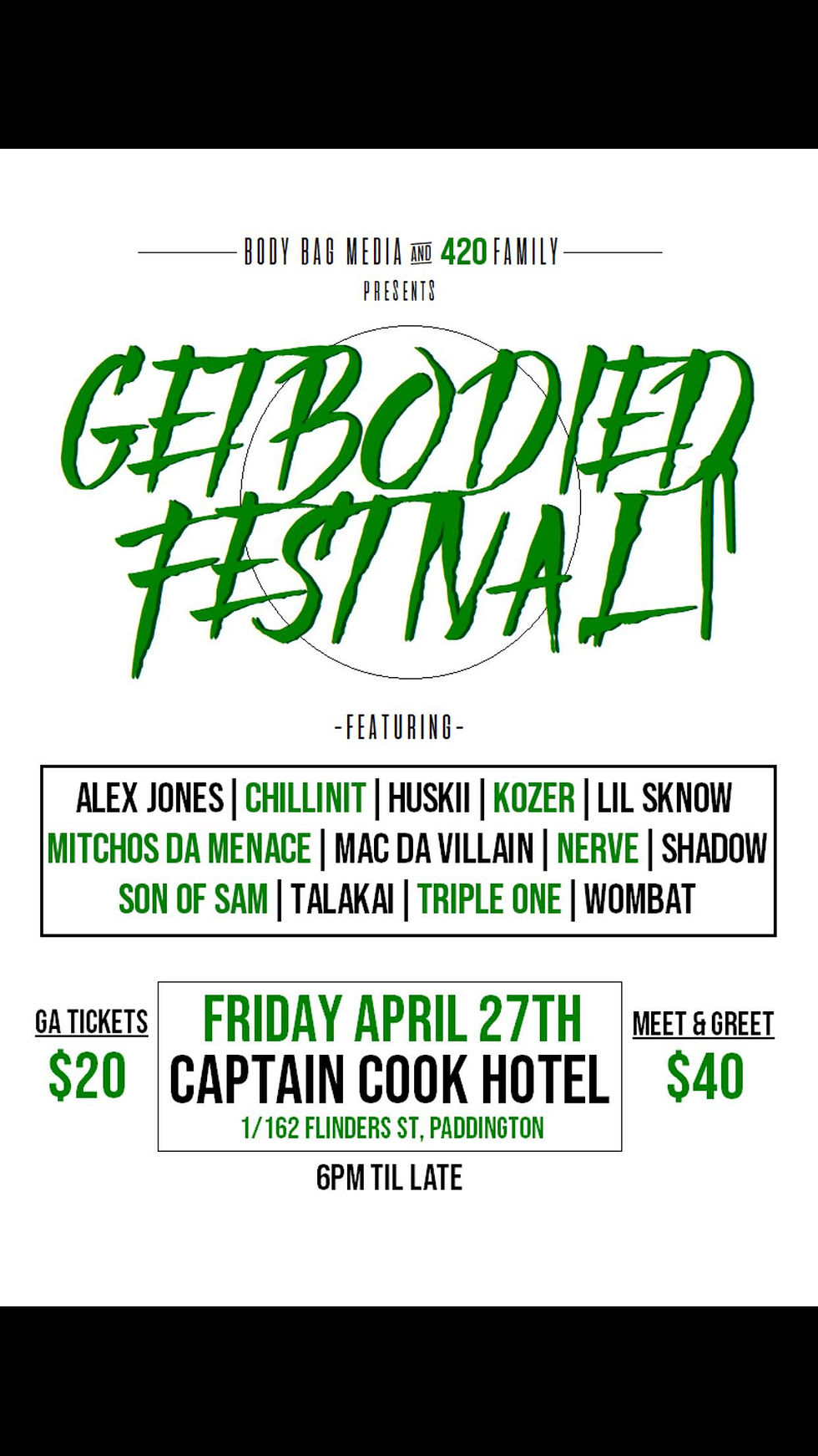 Get Bodied Festival 2018 18+