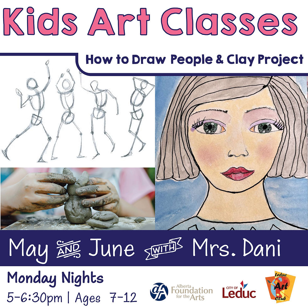 May & June Kids Art Classes with Miss Dani