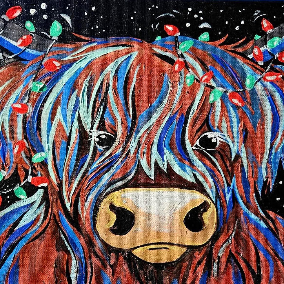 Highland Cow Painting