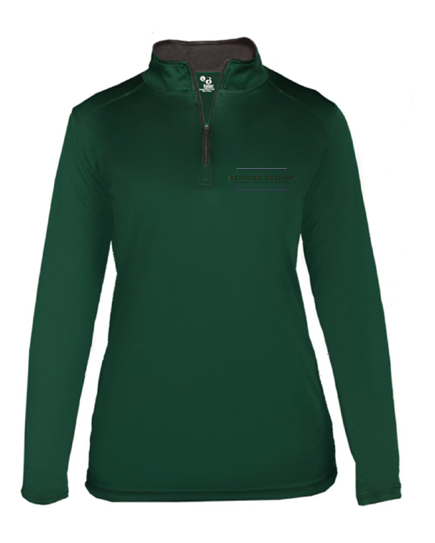 Thumbnail: Ladies Quarter Zip Pullover