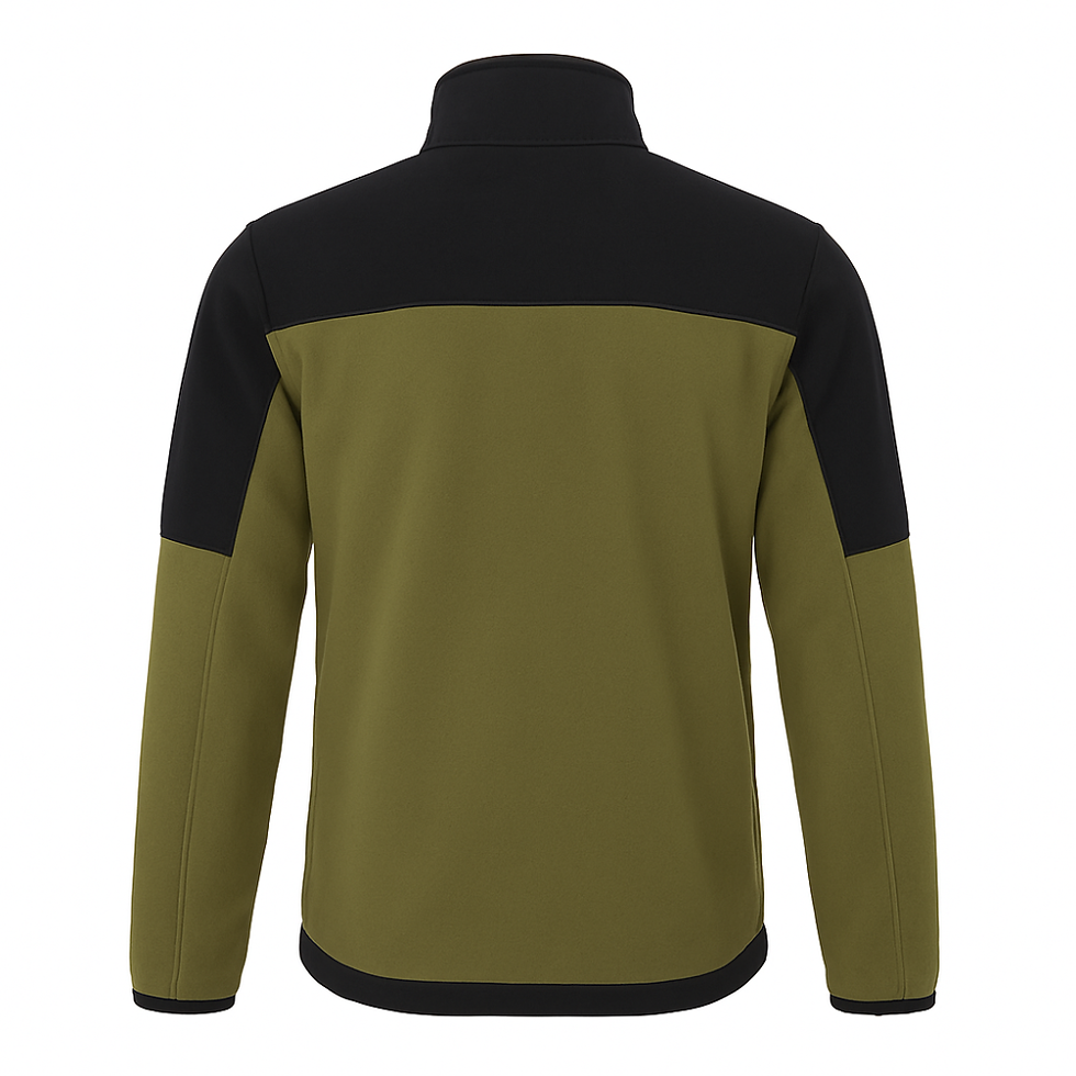 Thumbnail: Green Fleece Shell Jacket