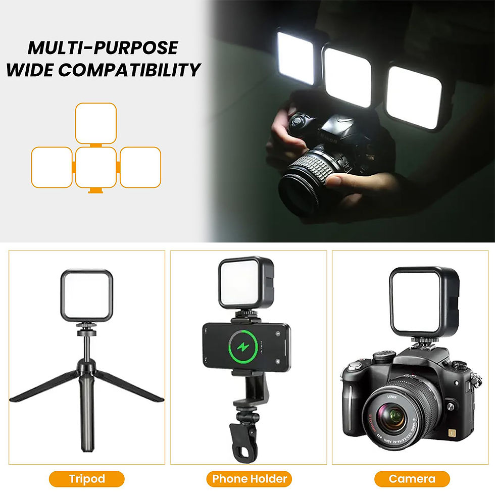 Thumbnail: Pocket RGB Fill Light Portable LED Light Video Mini Fill Light For Camera Smartp