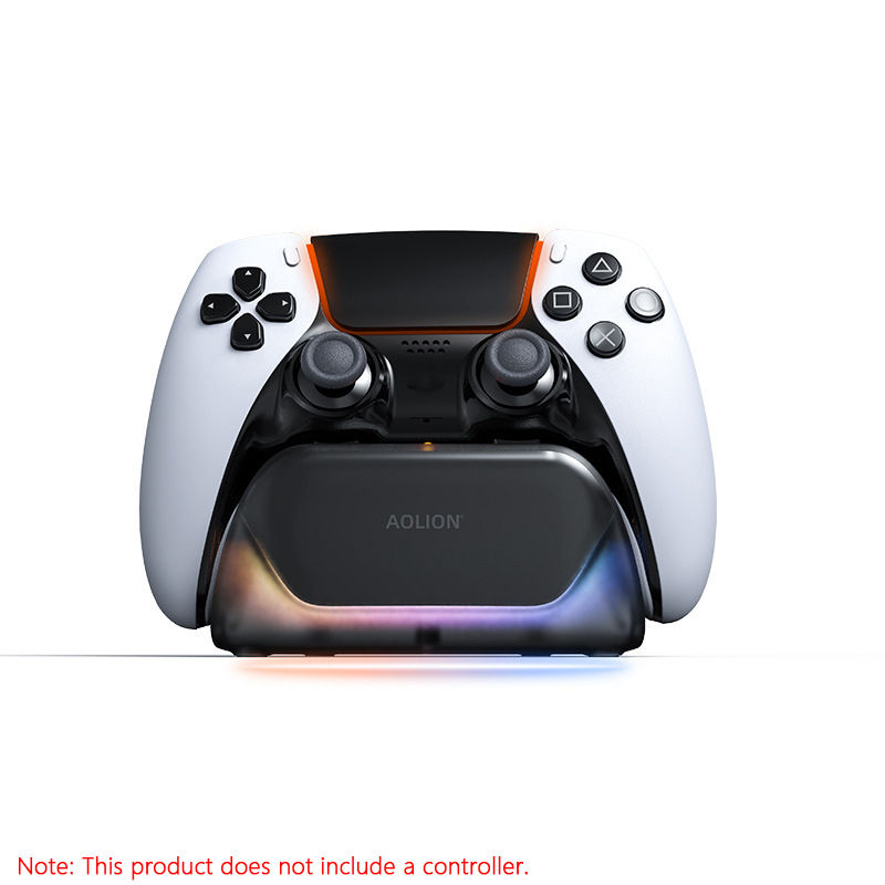 Thumbnail: Game Controller Charging Stand for PS5 Controller RGB Lighting Charging Dock for