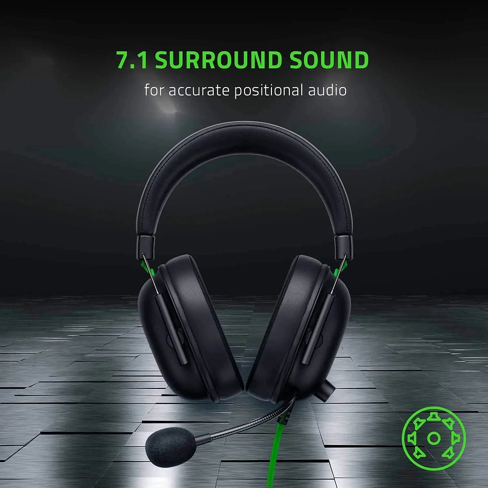 Thumbnail: Razer BlackShark V2 X Wired Esports Headset Advanced Passive Noise Cancellation,