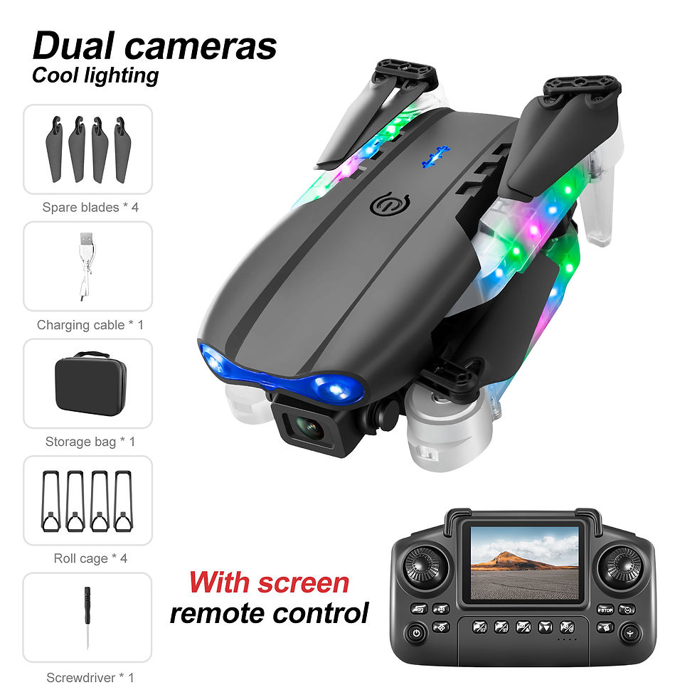 Thumbnail: Night Lighting E99D E88D Screen-controlled Professional Mini Drone 4K 2 Camera O