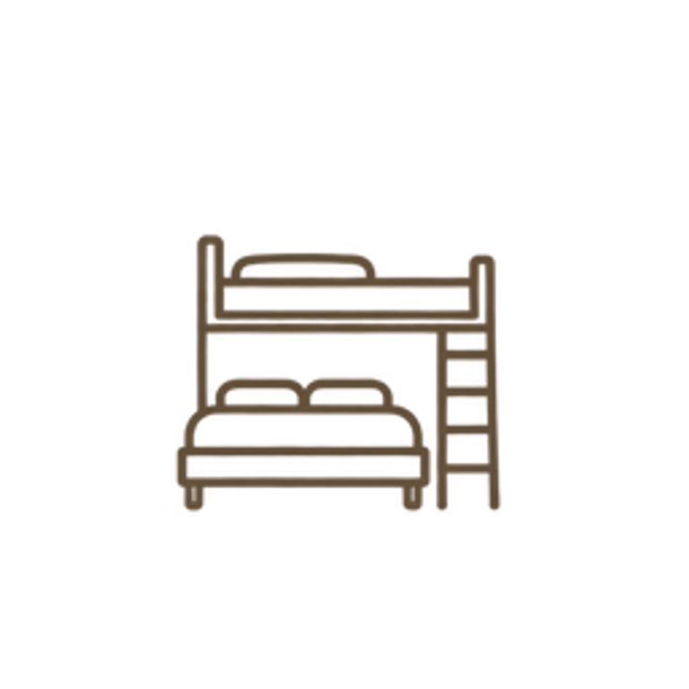 Three bedrooms and loft