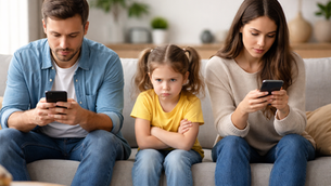 The effects of parental screen time
