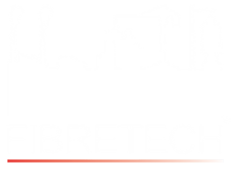 Fibretech logo in white