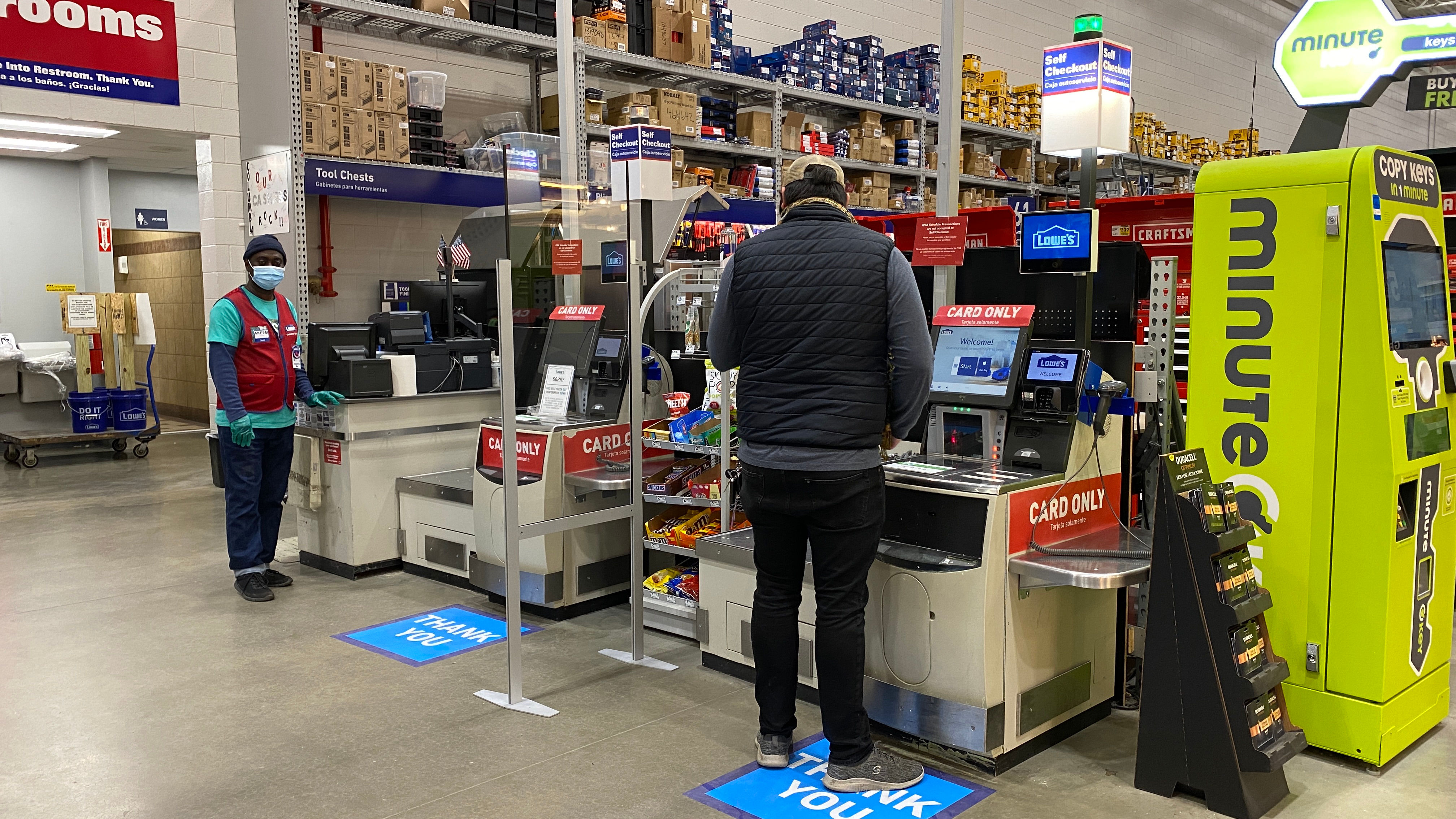 Standing Divider Hygiene Barrier Passthrough