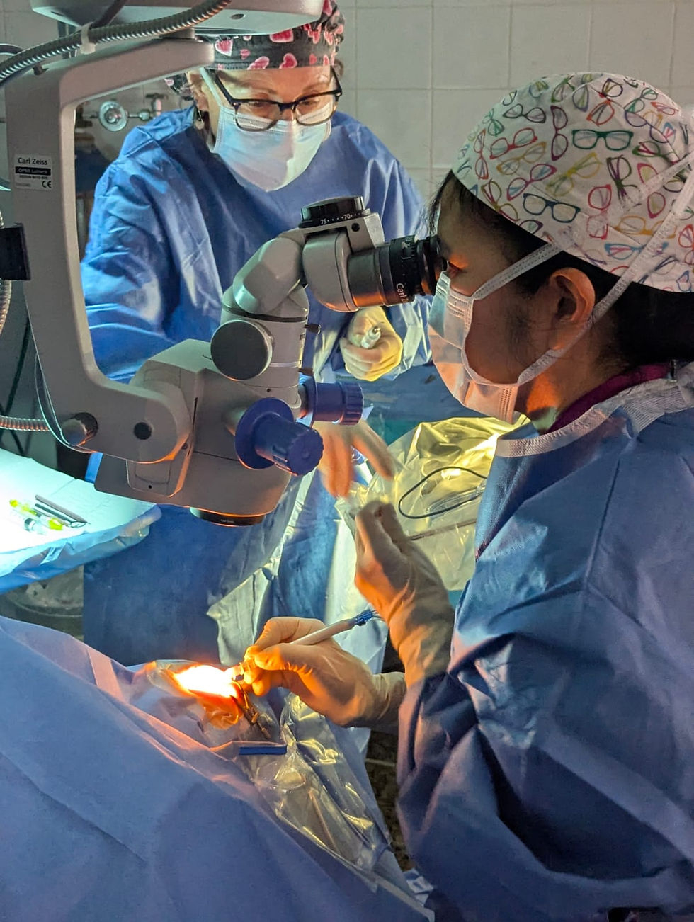 Dr. Pak operating